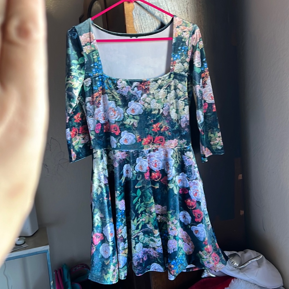 Blackmilk show me your monet velvet dress